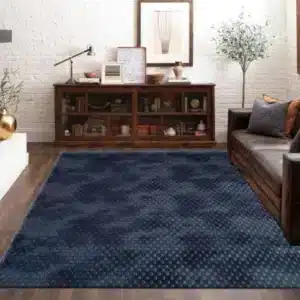Mosaic Rugs - Navy, 200 x 290 cm