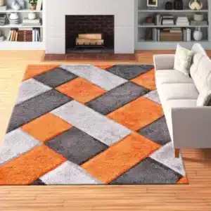 Orion Rugs - Orange, 200 x 290 cm