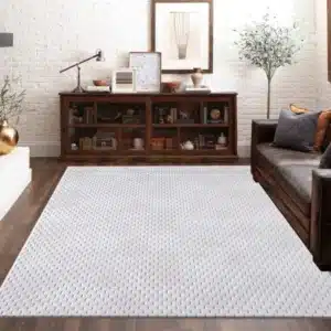 Mosaic Rugs - White, 200 x 290 cm