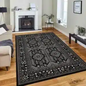 Zinat Rugs - Black, 240 x 320 cm