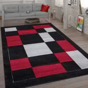 Havana Rugs - Red & Black, 240 x 320 cm