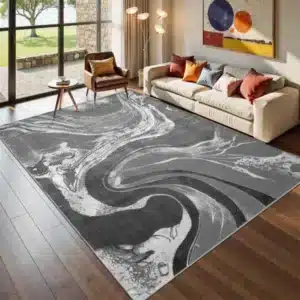 Iris Rugs - Dark Grey, 240 x 320 cm