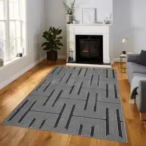 Luna Rugs - Dark Grey, 240 x 320 cm