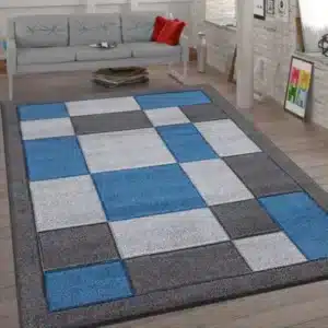 Havana Rugs - Dark Grey & Blue, 240 x 320 cm