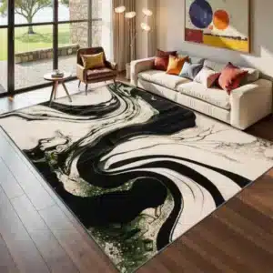Iris Rugs - Green, 240 x 320 cm