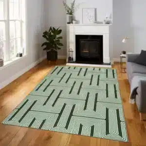 Luna Rugs - Green, 240 x 320 cm
