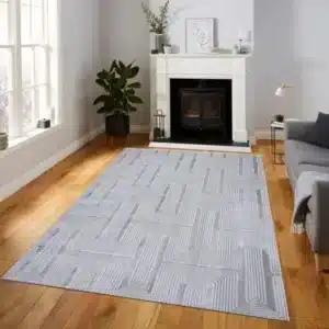 Luna Rugs - Silver, 240 x 320 cm