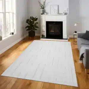 Luna Rugs - White, 240 x 320 cm
