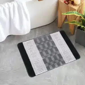 Nada Rugs - Black & Grey, 40 x 60 cm