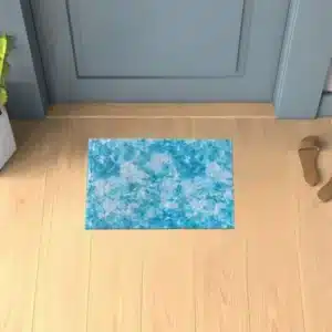 Marble Rugs - Blue, 40 x 60 cm