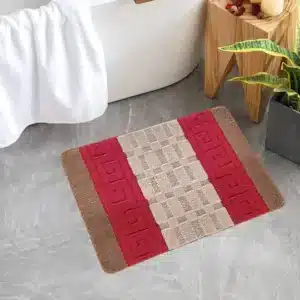 Nada Rugs - Red & Brown, 40 x 60 cm