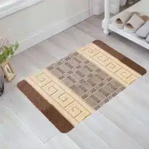 Nada Rugs - Beige & Brown, 50 x 80 cm