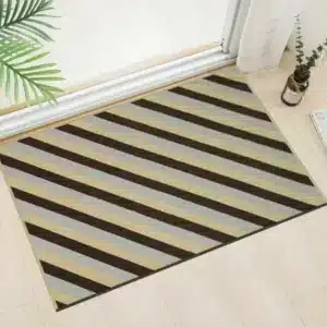 Kolm Rugs - Beige & Brown, 50 x 80 cm