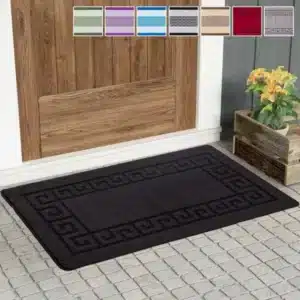 Rocco Rugs - Black, 50 x 80 cm