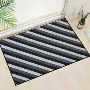 Kolm Rugs - Black & Grey, 50 x 80 cm