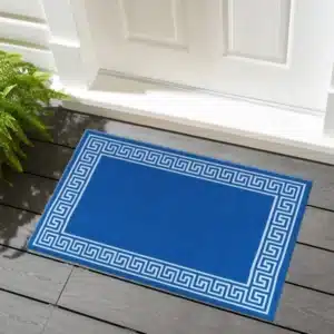 Greeky Rugs - Blue & Cream, 50 x 80 cm