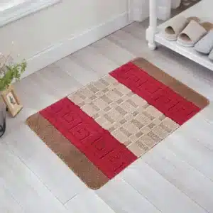 Nada Rugs - Red & Brown, 50 x 80 cm