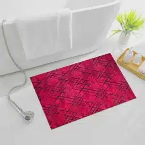 Amor Rugs - Burgundy, 50 x 80 cm