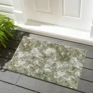 Marble Rugs - Green, 50 x 80 cm