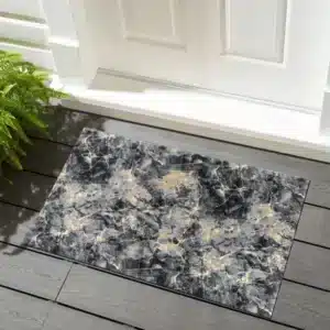 Marble Rugs - Ochre, 50 x 80 cm