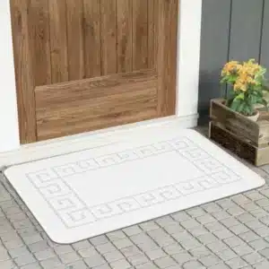 Rocco Rugs - White, 50 x 80 cm