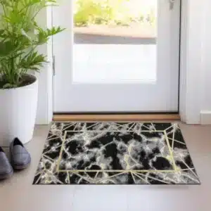 Kiens Rugs - Black, 60 x 110 cm