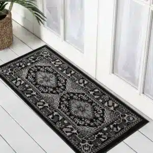 Zinat Rugs - Black, 60 x 110 cm