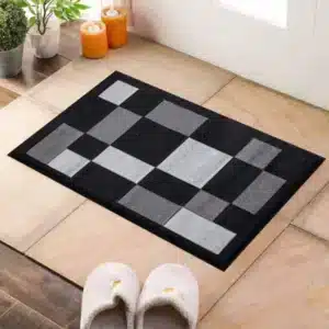 Havana Rugs - Black & Grey, 60 x 110 cm