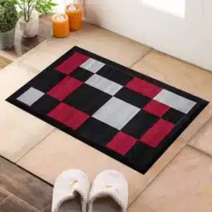 Havana Rugs - Red & Black, 60 x 110 cm