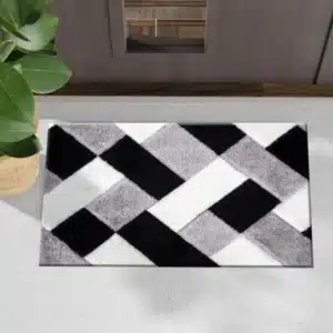 Orion Rugs - Black & White, 60 x 110 cm