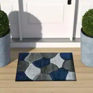 Pona Rugs - Blue & Grey, 60 x 110 cm