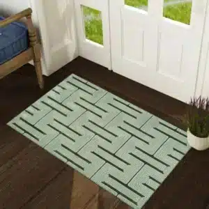 Luna Rugs - Green, 60 x 110 cm
