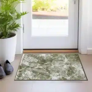 Marble Rugs - Green, 60 x 110 cm