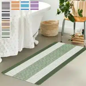 Nada Rugs - Green, 60 x 110 cm