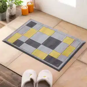 Havana Rugs - Grey & Ochre, 60 x 110 cm
