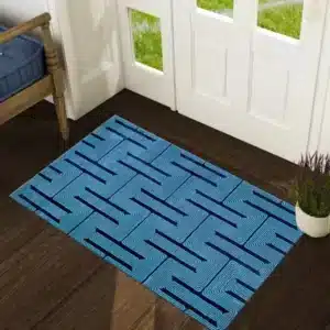 Luna Rugs - Navy, 60 x 110 cm