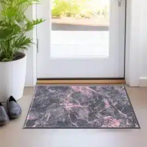 Marble Rugs - Pink, 60 x 110 cm