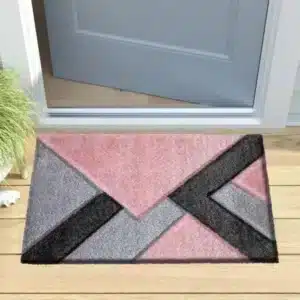 Nova Rugs - Pink & Grey, 60 x 110 cm