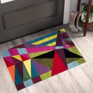 Multi Color Rugs - Polygon, 60 x 110 cm