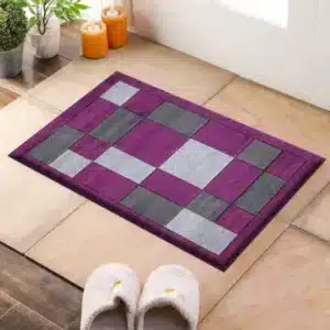 Havana Rugs - Purple & Grey, 60 x 110 cm