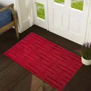 Luna Rugs - Red, 60 x 110 cm