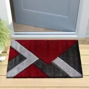 Nova Rugs - Red & Grey, 60 x 110 cm