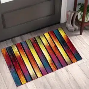 Multi Color Rugs - Stripes, 60 x 110 cm