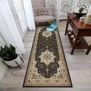 Rome Rugs Renoazul - Black, 60 x 220 cm