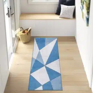Athens Rugs - Blue, 66 x 220 cm