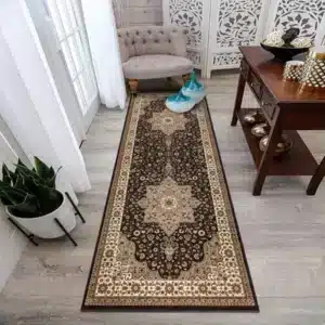 Rome Rugs Renoazul - Brown, 60 x 220 cm