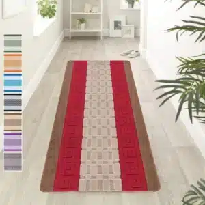 Nada Rugs - Red & Brown, 60 x 220 cm