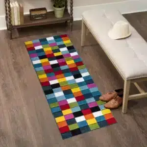 Multi Color Rugs - Cube, 60 x 220 cm