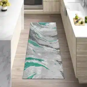 Jeze Rugs Renoazul - Emerald, 60 x 220 cm