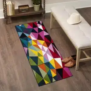 Multi Color Rugs - Geo Play, 60 x 220 cm